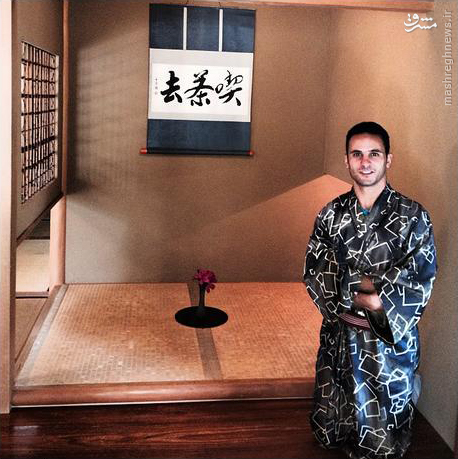 گلزن استقلال در لباس سامورایی/ عکس