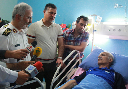 عیادت پرسپولیسی‌ ها از اسطوره آبی‌ ها /عکس