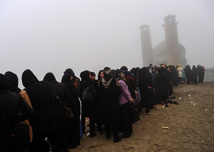 (تصاویر) علم بندان در ماسوله