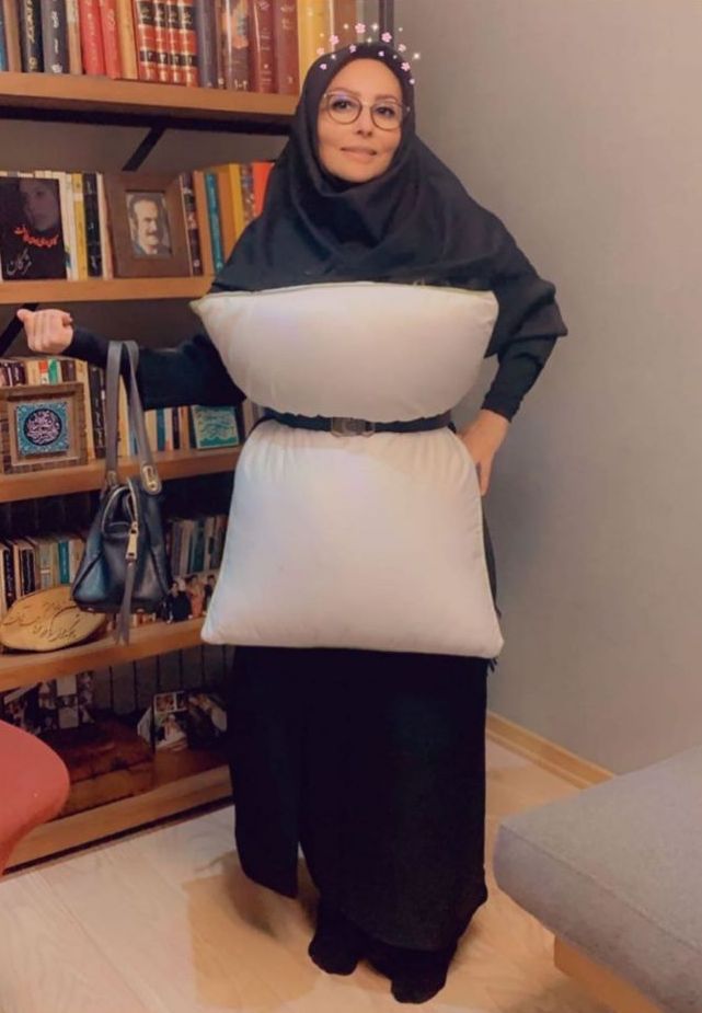 پرستو صالحی با ظاهری متفاوت به چالش بالش پیوست