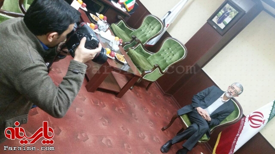 ژست انتخاباتی حدادعادل/عکس