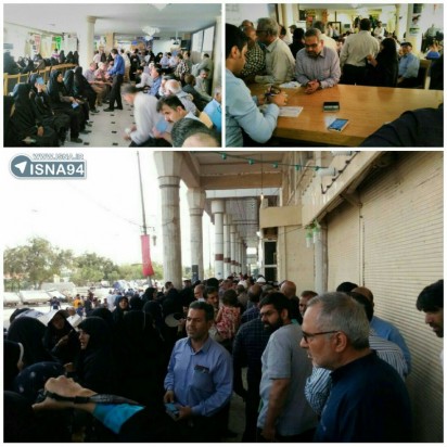 حضور پرشور زائران ایرانی پای صندوق‌های رای کربلای معلی