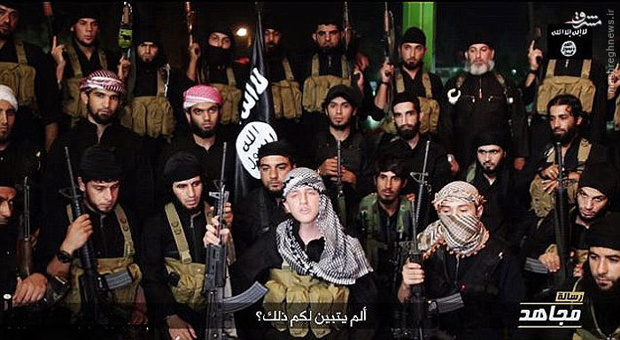 خط ونشان یک داعشی برای ملکه بریتانیا/ عکس