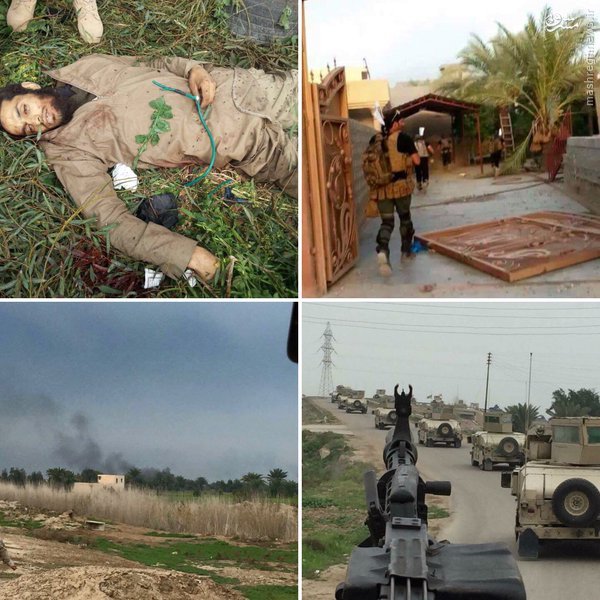 هلاکت انتحاری های داعش در ابوغریب+عکس