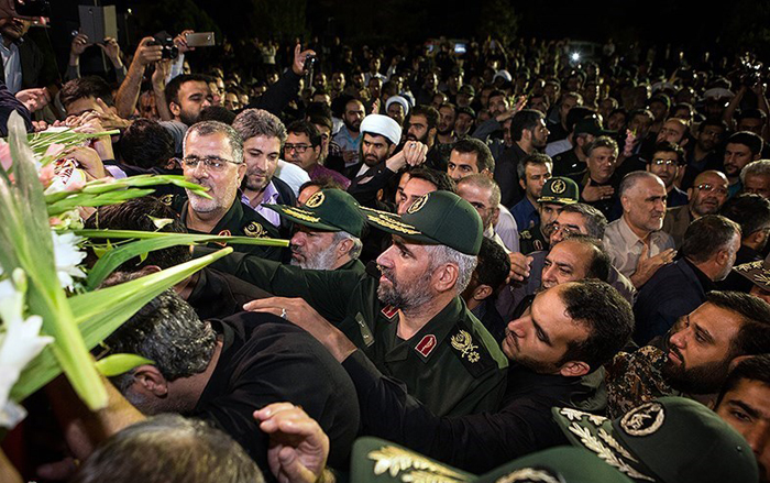 (تصاویر) ورود پیکر سردار همدانی به کشور