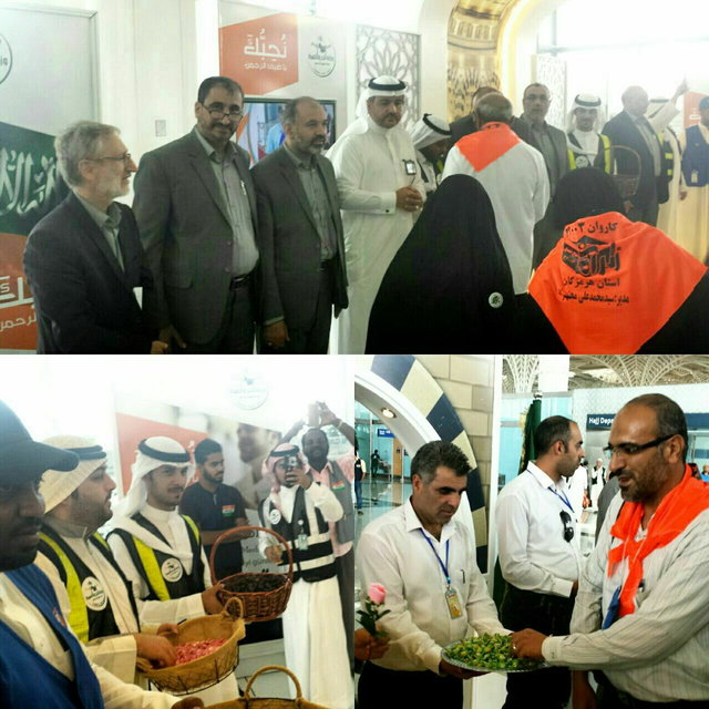 استقبال از زائران ایرانی در مدینه