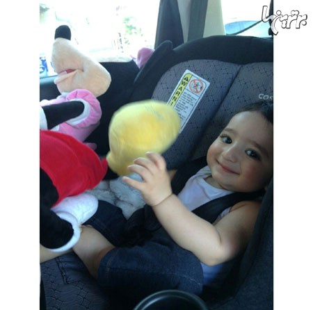 خنده شیرین آقا سامیار، پسر با نمک شیلا خداداد/عکس