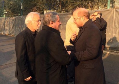 تسليت قاليباف به محسن هاشمي/عکس