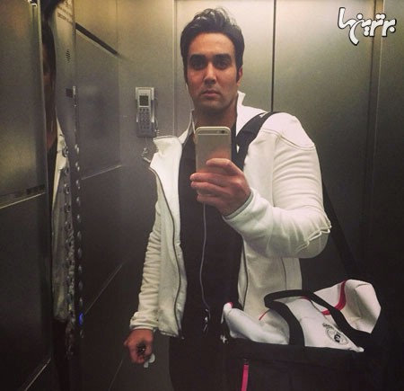 عکس سلفی پوریا پورسرخ با آیفون 6