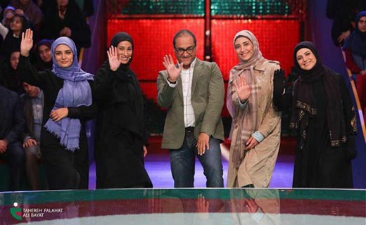 دابسمش بازیگران زن در «خندوانه»/ رکوردزنی رامبد جوان در برنامه‌های تلویزیونی +تصاویر