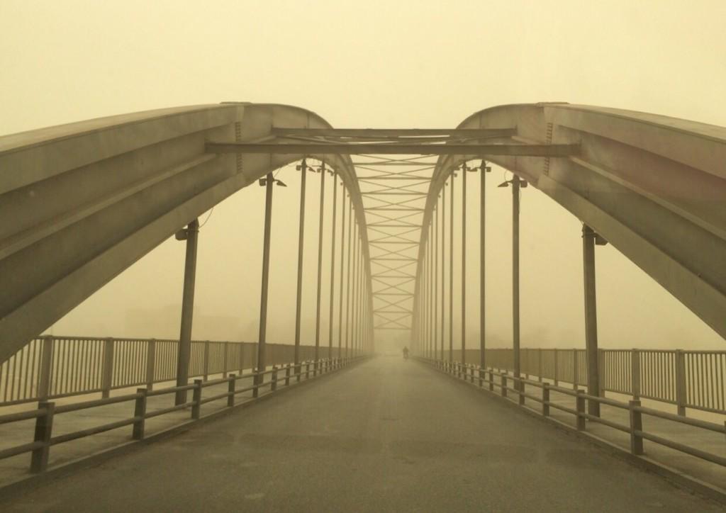 اهواز امروز هم غبارآلود بود (عکس)