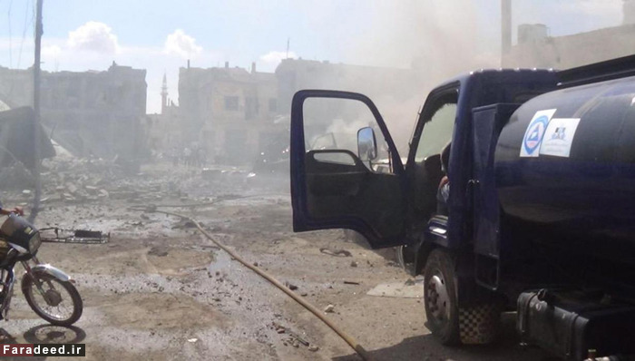 (تصاویر) حملات هوایی روسیه در سوریه