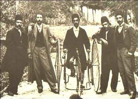 اولین سه چرخه در ایران/ عکس تاریخی