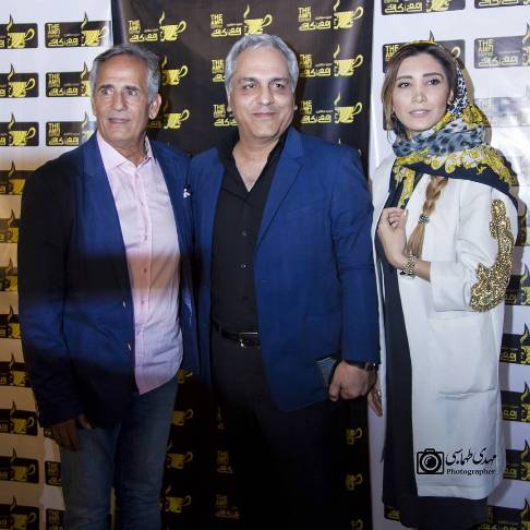 مهران مدیری در افتتاحیه آمفی کافه مجید مظفری