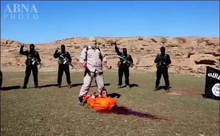 داعش یکی از نیروهای بدر را سر برید+عکس