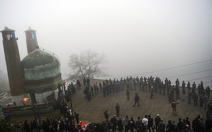 (تصاویر) علم بندان در ماسوله