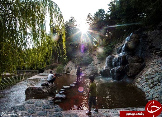 پاتوق رمانتیک بالای شهر تهران +تصاویر