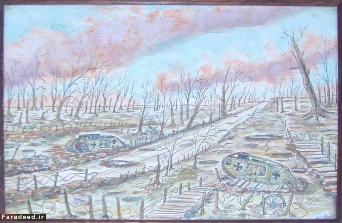 (تصاویر) نقاشی‌های آدلف هیتلر