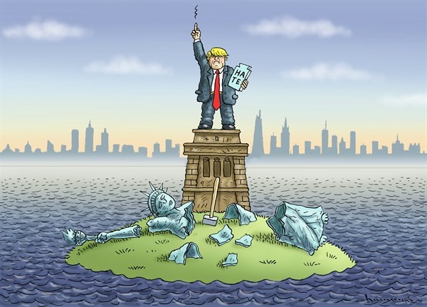 مجسمه نفرت!/ کاریکاتور