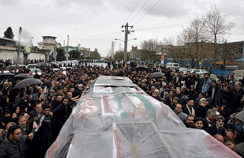 (تصاویر) تشییع زائران جانباخته‌ اربعین