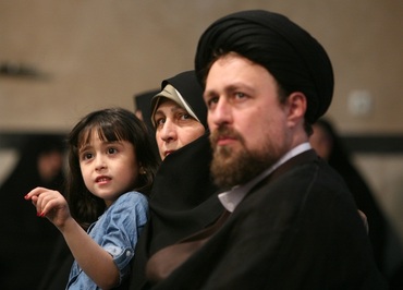 سیدحسن و دخترش فرشته 