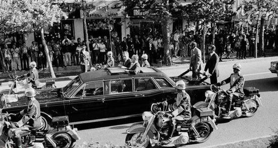 سفر رییس جمهور وقت آمریکا به ایران در سال 51/عکس