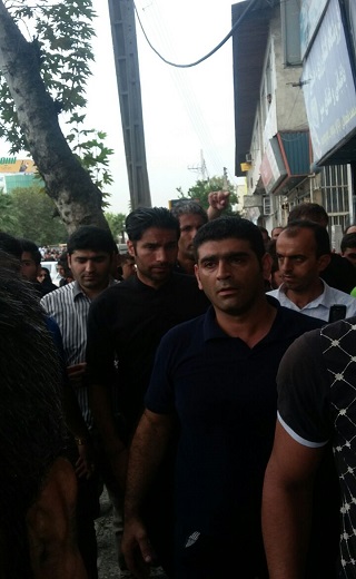 گزارش تصویری از مراسم تدفین هادی نوروزی در بابل