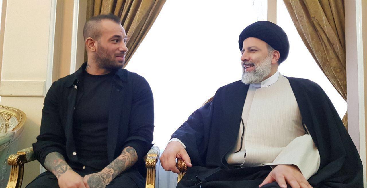 دیدار امیر تتلو با حجت الاسلام رئیسی/ عکس