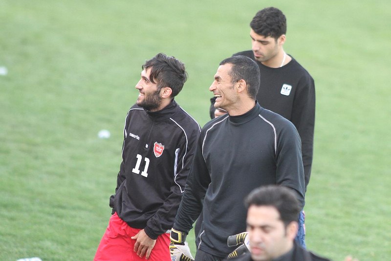 روز خندان مهاجم پرسپولیس (عکس)