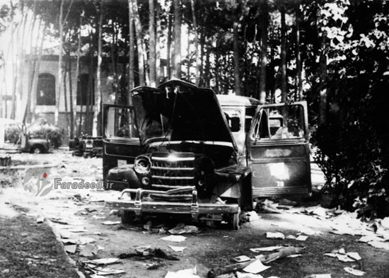 غارت خانه دکتر مصدق به دست کودتاگران