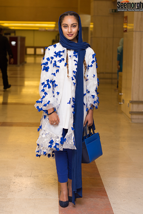  مدل مانتو ترلان پروانه در مرداد 1396 ( اختتامیه جشنواره فیلم شهر )