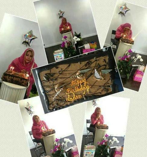 جشن تولد لادن طباطبایی در خارج از کشور