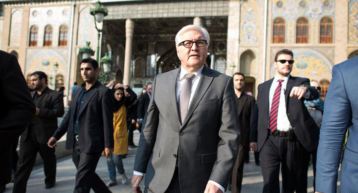 (تصاویر) اشتاین‌مایر در بازار تهران