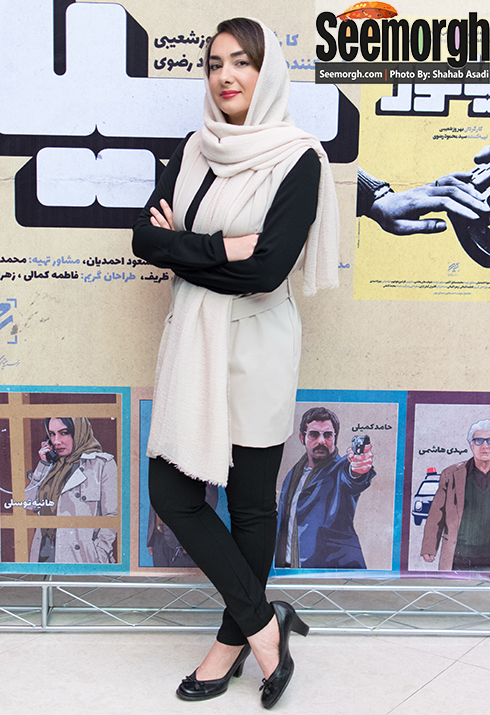 هانیه توسلی در اکران فیلم سیانور در ایوان شمس