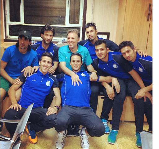 عکس/ عذرخواهی برهانی از استقلالی ها