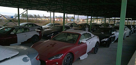 بزرگترین محموله مازراتی در ایران +تصویر