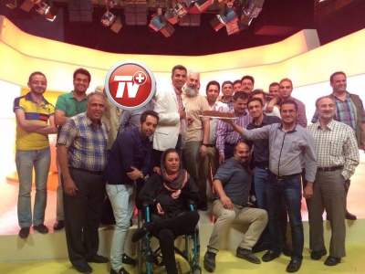 احسان و سولماز در جشن‌ تولد فردوسی پور +عکس