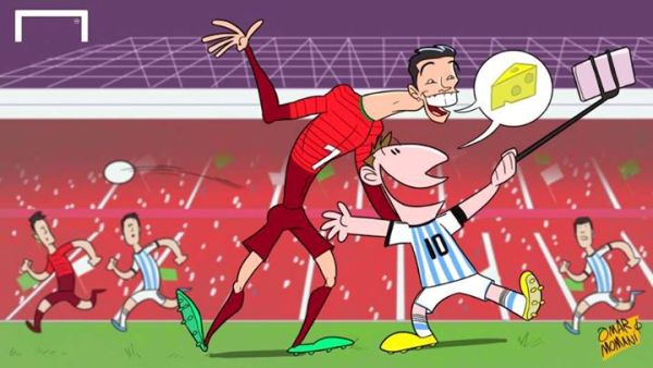 سلفی مسی و رونالدو/ ;hvd;hj,v