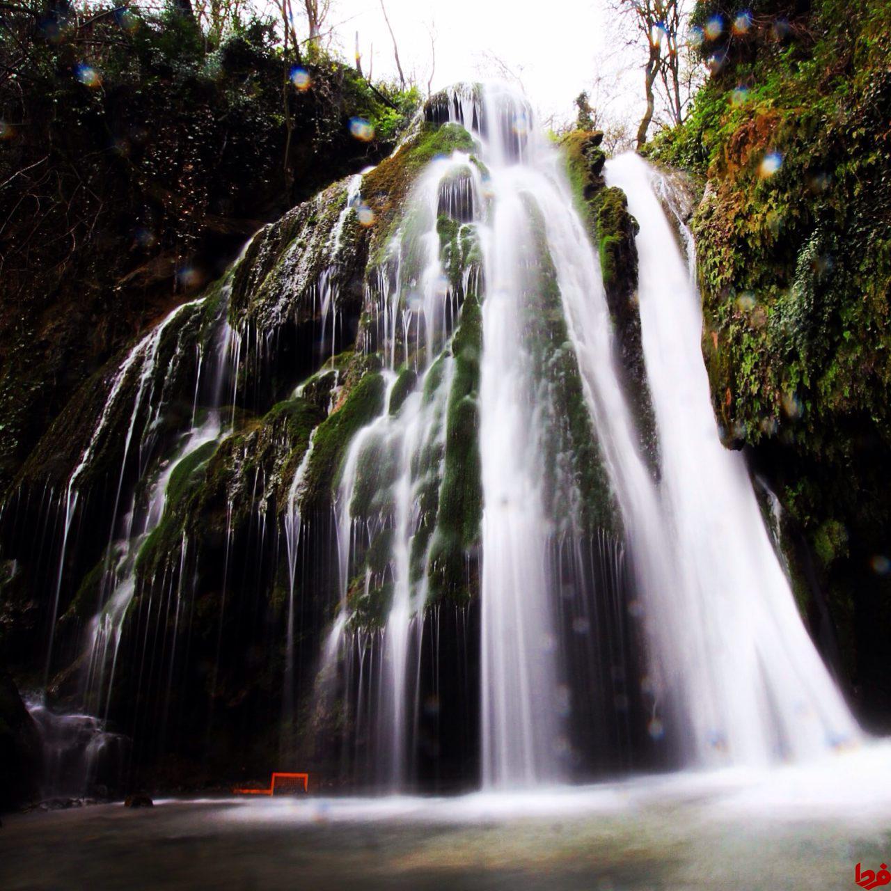 این آبشار زیبا را حتما ببینید!/ عکس