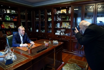 اردوغان و همسر و نوه هایش در ویلای شخصی 