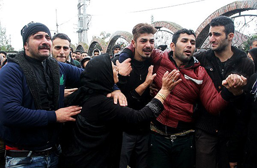 (تصاویر) تشییع زائران جانباخته‌ اربعین