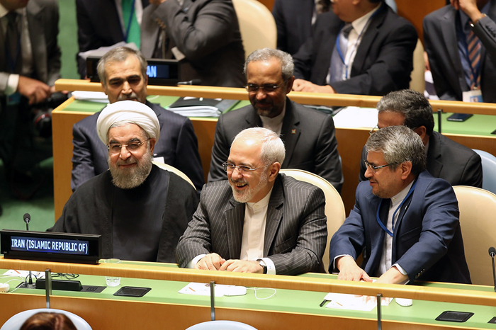 (تصاویر) روحانی در مقر سازمان ملل