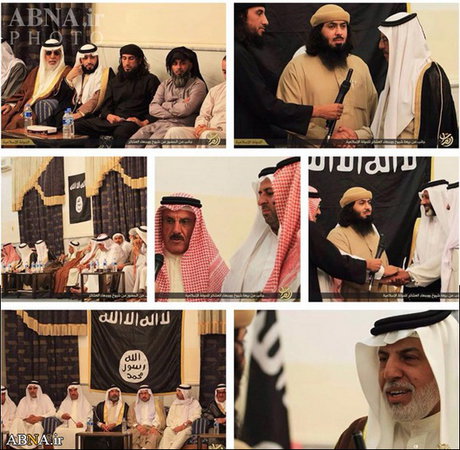 بیعت بزرگان موصل با داعش + عکس