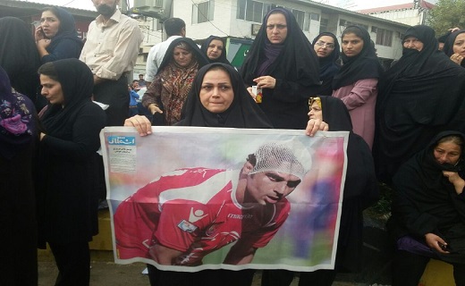 گزارش تصویری از مراسم تدفین هادی نوروزی در بابل