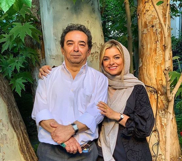 عکس / دنیا مدنی و پدرش ولی الله مدنی