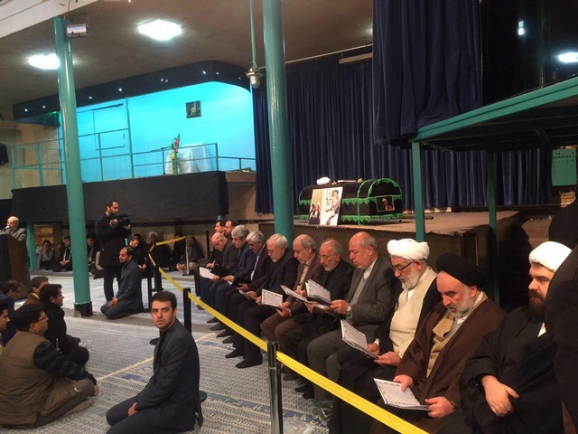 مراسم وداع با پیکر آیت الله هاشمی آغاز شد/عکس