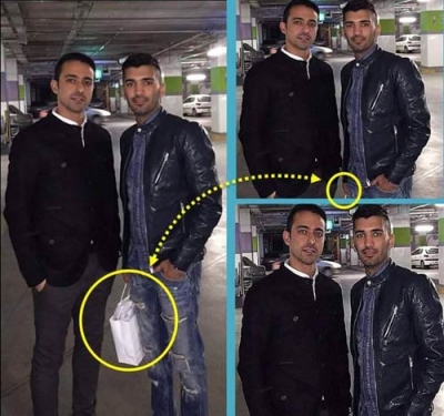 عکسی که نشان می دهد محسن مسلمان سیگاری نیست