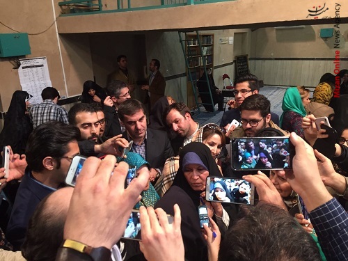 منتشر نشود/ فائزه هاشمی در انتخابات شرکت کرد + عکس