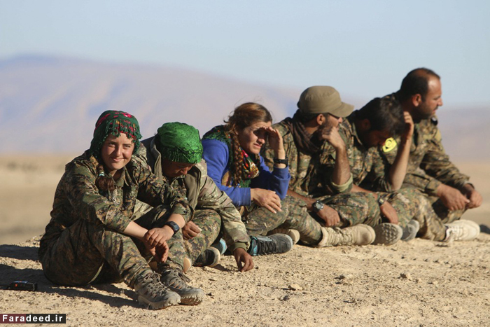 (تصاویر) حضور زنان کرد در آزادسازی 