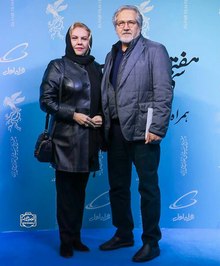 افسانه چهره آزاد و همسرش شاهرخ فروتنیان در جشنواره فیلم فجر